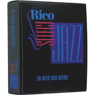 Rico Select Jazz Alto Saxophone Reeds Filed 2H Box of 10 Reeds
